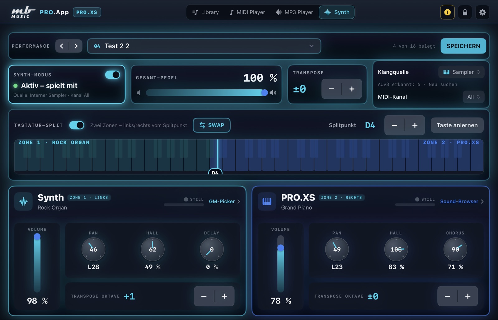 MBMusic PRO.App — Synth-Zone